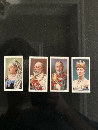 Antique Vintage Players Cigarette Cards Kings & Queens Of England John Player