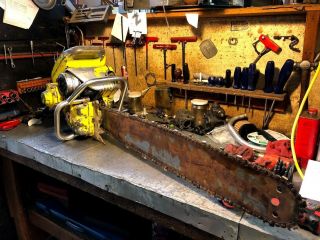 Vintage Mcculloch Model 3 - 25 Chainsaw 2