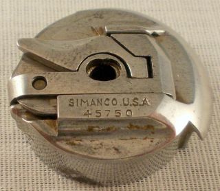 Vintage Featherweight 221 Bobbin Case Simanco 45750 And Fits Singer 301