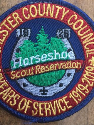 Chester County Council (PA) BSA Horseshoe Scout Reservation 100 Years of Service 2