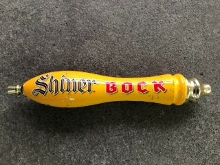 Rare Shiner Bock Vintage Beer Tap Keg Shift Handle Brew Pub Man Cave Shifter