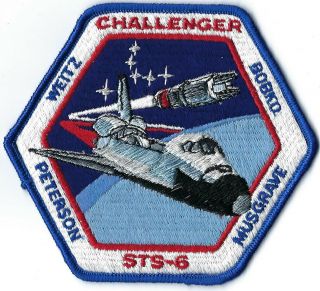 Nasa Space Shuttle Sts - 6 Mission Patch