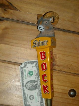 Shiner Bock Beer Tap Handle Ram Mountain Goat Draft Beer Shiner Texas Unique