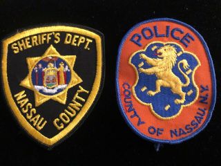 Nassau County Ny Sheriff Police Patch Set