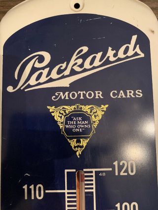Vintage Packard Motor Cars Thermometer Immaculate 3