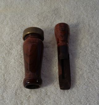 Vintage Rich - N - Tone Rnt Early Production Banded Duck Call Wood Rich N Tone