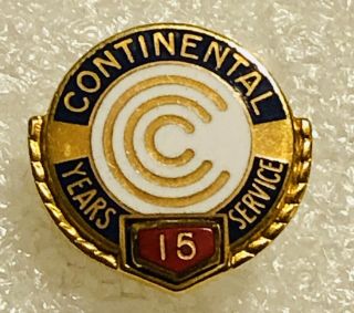 Vintage 10k Continental Can Company Employee Service Pin 3.  6 Grams 15 Years