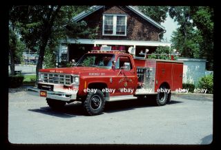 Catskill Ny 1978 Gmc Pierce Mini Pumper Fire Apparatus Slide.