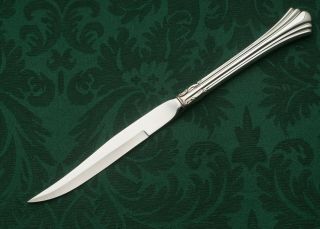 18th Century Sterling Silver By Reed & Barton Steak Knife 9 5/8 "