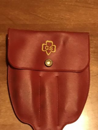 Vintage Girl Scout Utensil Kit W/ Carrying Case