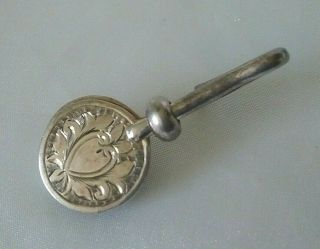 Antique Sterling Silver Napkin Hook Clip Birmingham 1906 G.  E.  Walton & Co.  5.  7g