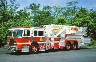 Fire Apparatus Slide,  Tower 3,  Harrisburg / Pa,  2002 Kme