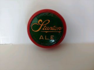 Stanton Ale Kooler Keg Tap Knob From Stanton Brewery Inc.  Troy N.  Y.