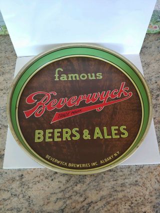 Beverwyck Beers & Ales Tray Albany N.  Y.