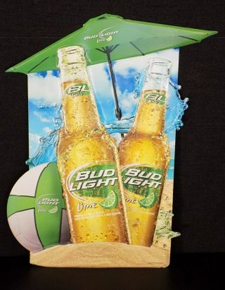 Bud Light Lime Metal Beer Sign - 24 " X 30 " - Anheuser Busch