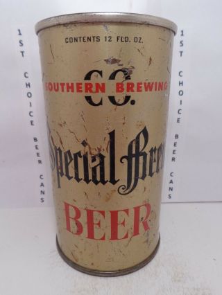 Special Brew Flat Top Beer Can 135 - 3 - B Southern Brewing Los Angeles,  Ca.