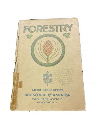 1930’s Boy Scout Merit Badge Book - Forestry