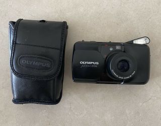Olympus Mju Zoom 35 - 70mm Vintage Point And Shoot Camera &,  Case