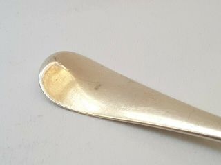 Antique - George III - Solid Silver Rat Tail Table Spoon - Low Mark - London - circa 1755 2