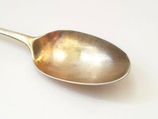 Antique - George III - Solid Silver Rat Tail Table Spoon - Low Mark - London - circa 1755 3
