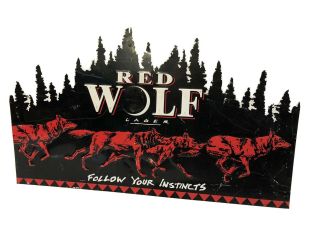 Red Wolf Red Ale Bar Sign 1994 Private Listing Reserved For User Pennys113