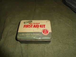 Vintage Official Boy Scout First Aid Kit