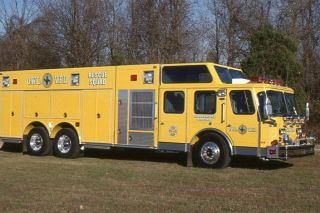 Woodbridge Va O.  W.  L.  1990 Emergency One Heavy Rescue - Fire Apparatus Slide