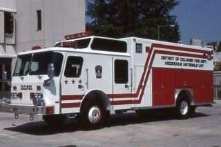 Washington Dc Hazmat 1988 Emergency One - Fire Apparatus Slide