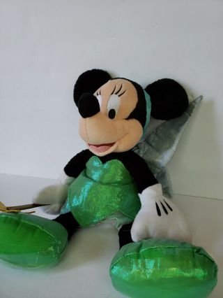 Disney Parks Walt Disney World Minnie Mouse As Tinker Bell Plush Toy 11 Inch