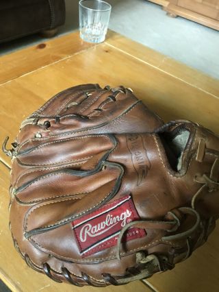 Vintage Rawlings Gold Glove Series Rht Heart Of The Hide Usa Mitt Wing Tip 34 "