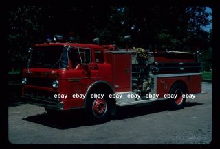 West Frankfort Il E1 1972 Ford C Pierce Pumper Fire Apparatus Slide