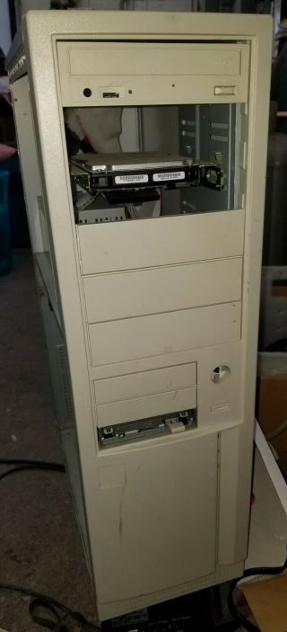 At Atx Computer Case Enclosure Build Vintage 386 486 668atx Tower Needs Power
