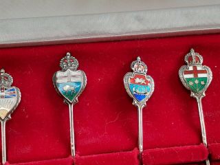 VINTAGE 1970 ' s STERLING SILVER SPOONS CASED WITH SIGNATURES 95g 3