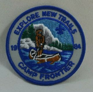 Toledo Area Council Camp Frontier 1984 Explore Trails Patch Boy Scouts Bsa
