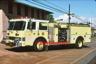 Fire Apparatus Slide,  Pumper 15,  Federal Fd / Hi,  1988 Pierce