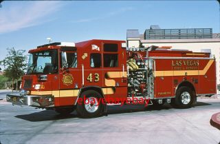 Fire Apparatus Slide,  Engine 43,  Las Vegas / Nv,  2002 Pierce