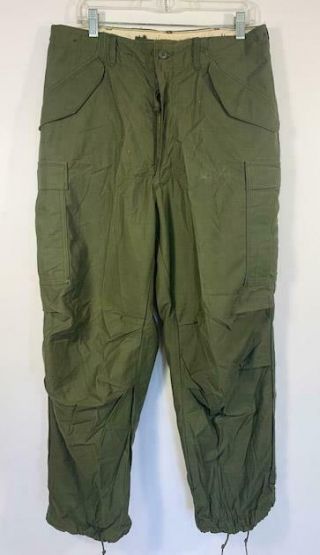 Vintage Vietnam Us Army M - 65 Field Pants Medium Reg Og 107 72 - C