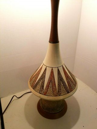 Vintage Mcm Table Lamp 1960 