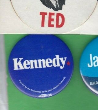 Senator Edward Ted Kennedy 1994 Massachusetts Senate Re - Election Button