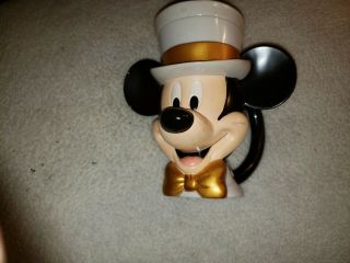 Mickey Mouse Ringling Brothers Barnum & Bailey Mug Plastic W Flip Lid