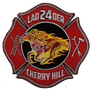 Cherry Hill,  Nj Fire Department Ladder 24 Fire Patch