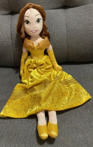 Disney Store - Princess Belle 18 " Plush Doll
