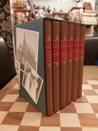 Vintage 1996 Folio Society E M Forster Boxed Set 6 Volume Hardback Books