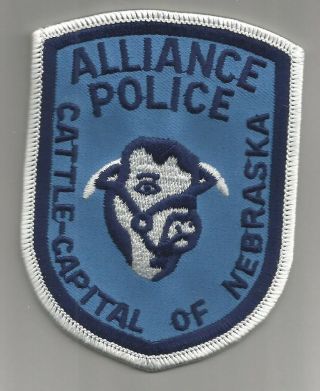 Alliance Police,  Nebraska Cattle Capital Of Nebraska