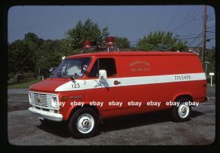 Center Twp Pa 1970s Chevrolet Van Fire Apparatus Slide