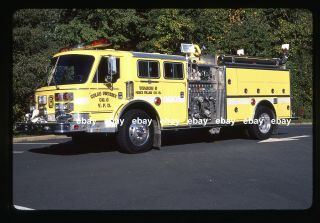 Coles District Fd Va 1989 American La France Century 2000 Fire Apparatus Slide