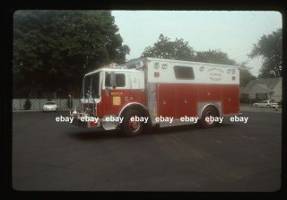 Greenlawn Ny R2 - 7 - 3 1991 Mack Mr Saulsbury Rescue Fire Apparatus Slide