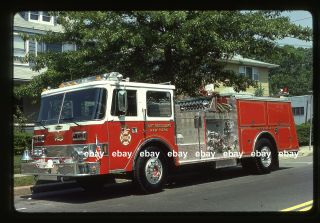 East Rockaway Ny 1985 Pierce Arrow Pumper Fire Apparatus Slide