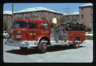 East Rockaway Ny 1971 American La France Pumper Fire Apparatus Slide