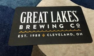Great Lakes Brewing Company Tin Beer Sign Metal Cleveland Man Cave Bar Craft